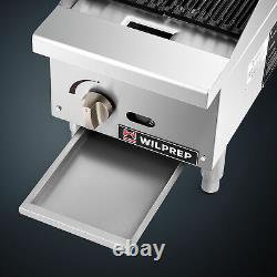 WILPREP 12 Gas Grill Countertop Radiant Charbroiler 35000BTU NG & LPG CSA