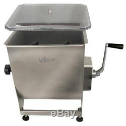 Weston Stainless Steel Manual Meat Mixer 44 lb Capacity 36-2001-W Meat Mixer