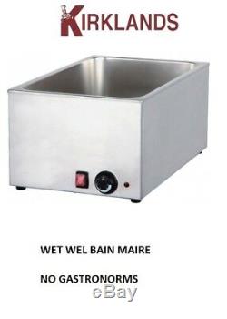 Wet well bain marie hot food sauce warmer water heat BRAND NEW