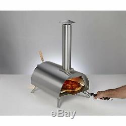 Wood Pellet Pizza Oven WPPO1 Portable Stainless Steel Wood Fired Pizza Oven