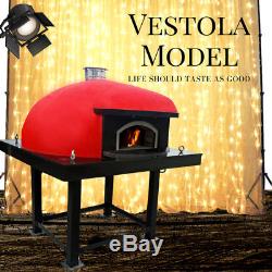 Wood-fired pizza oven Stand included