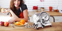 Zica Commercial Electric Meat Slicer 10 Stainless Steel Blade Deli Food Cutter