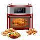 Zokop 1800w 16l Capacity Xl Air Fryer Oven All-in-one Dehydrator Grill Home Red
