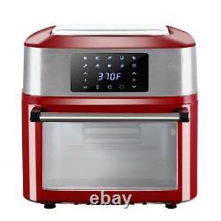 Zokop 1800W 16L Capacity XL Air Fryer Oven All-In-One Dehydrator Grill Home Red